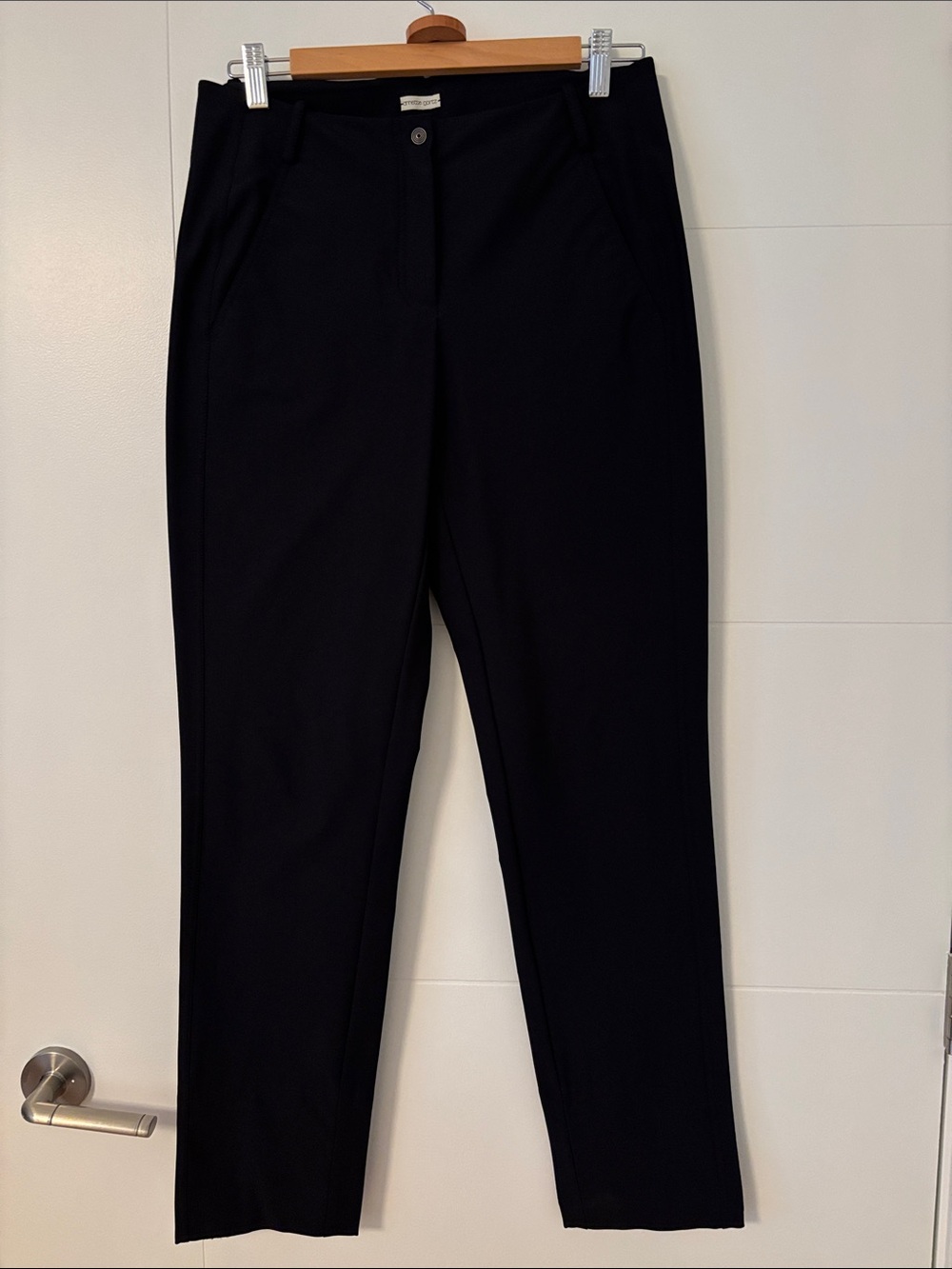 Classic Women's Black Trousers - Sleek Straight Leg